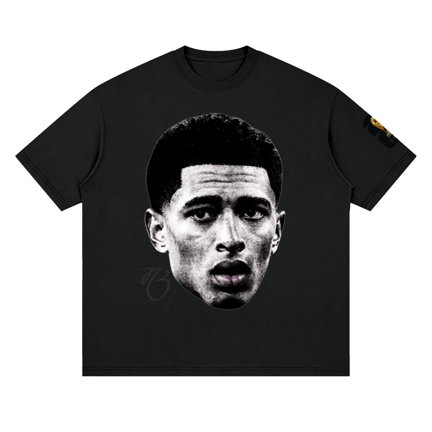THEPLACE2BE FIFA EDITION Streetwear Loose Drop Shoulder T-Shirt (BELLINGHAM)