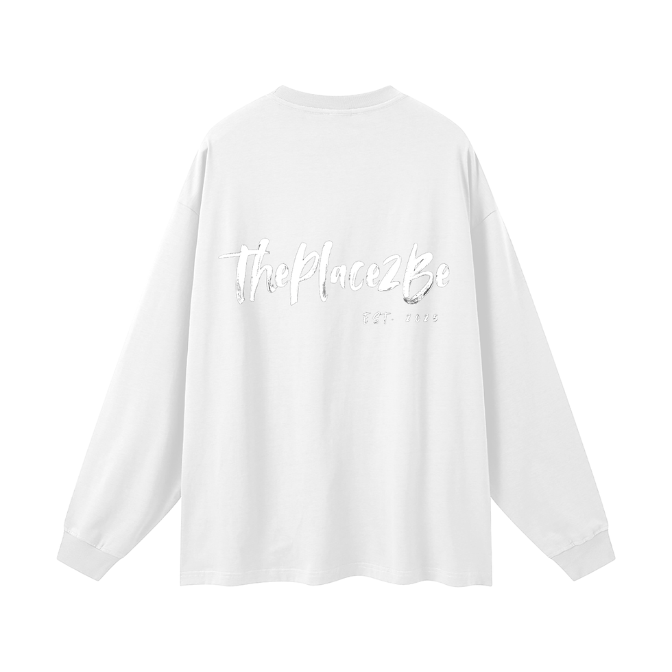 Thumbnail: ThePlace2Be Oversized Unisex Long Sleeve T-Shirt