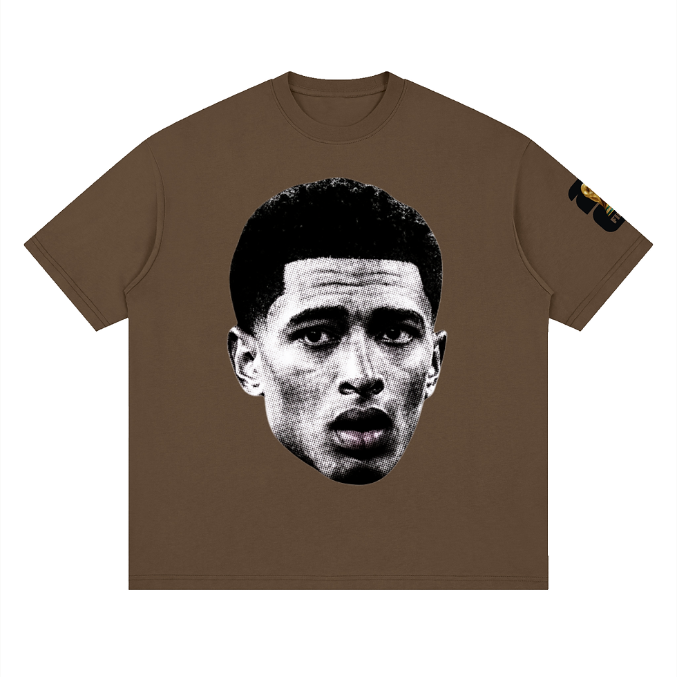 Thumbnail: THEPLACE2BE FIFA EDITION Streetwear Loose Drop Shoulder T-Shirt (BELLINGHAM)