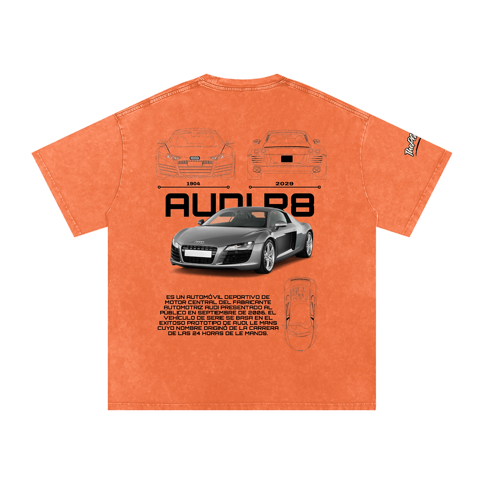 Thumbnail: THEPLACE2BE Snow Washed Oversized Cotton T-Shirt (Audi)