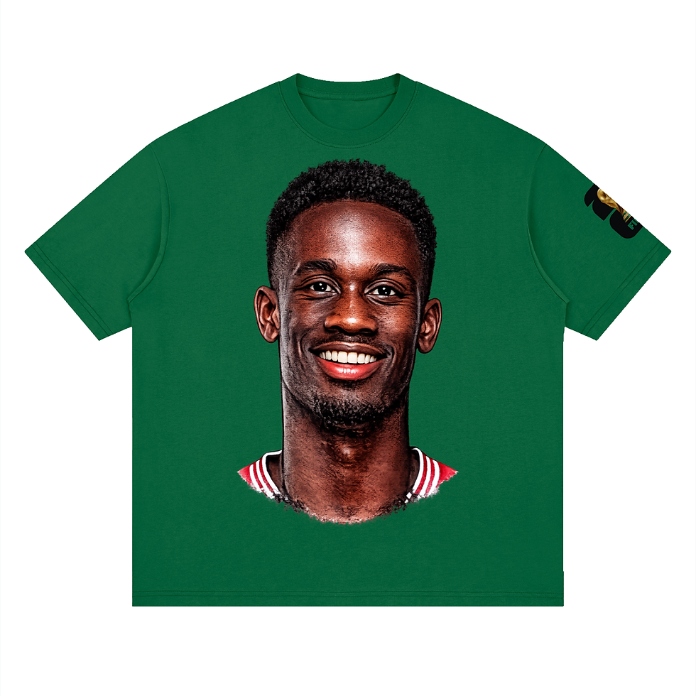 Thumbnail: THEPLACE2BE FIFA EDITION Streetwear Loose Drop Shoulder T-Shirt (BALOGUN)