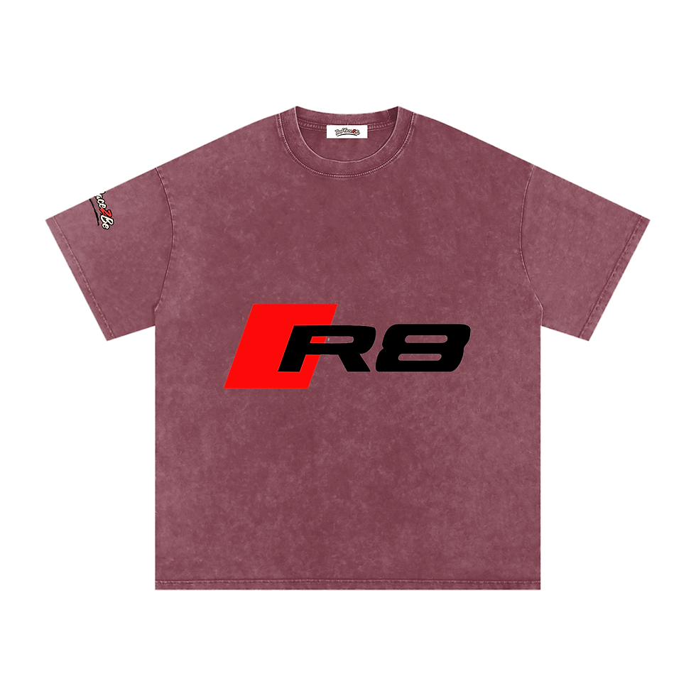 Thumbnail: THEPLACE2BE Snow Washed Oversized Cotton T-Shirt (Audi)