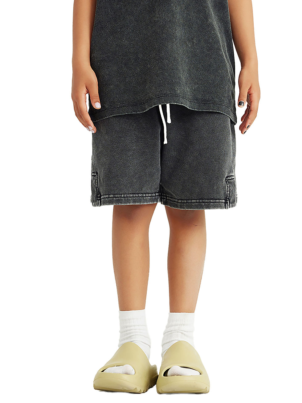 Thumbnail: THEPLACE2BE  WASHED KID'S' SHORTS