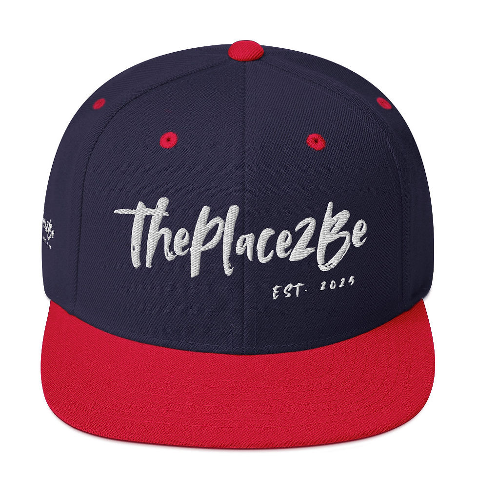 Thumbnail: THEPLACE2BE Snapback Hat (2026)
