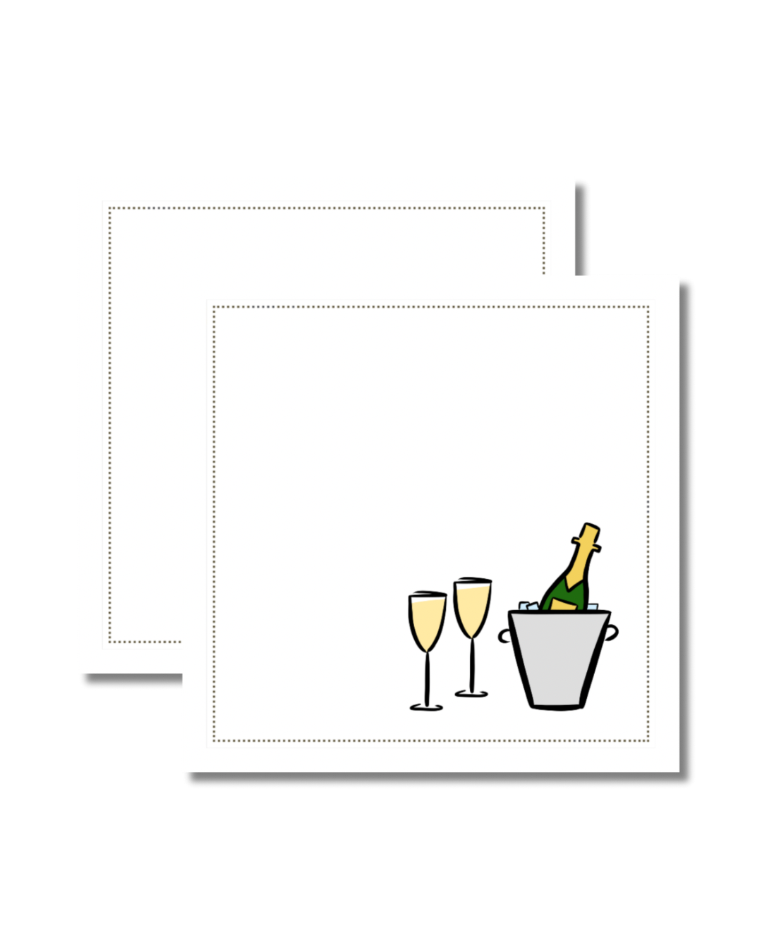 Champagne Bucket Cocktail Napkins