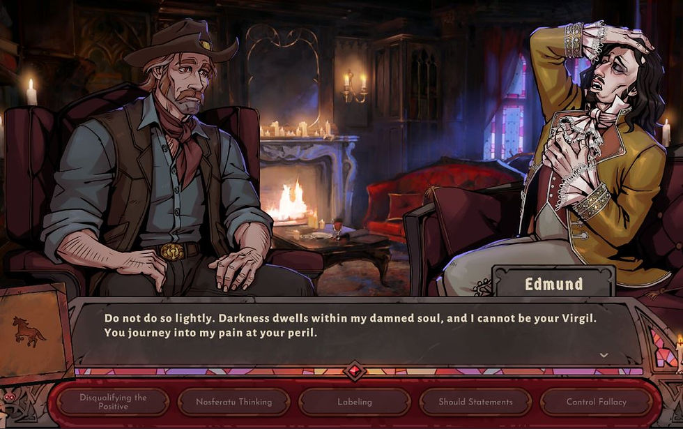 Vampire Therapist game – Learning to Heal Others While Confronting Your Own Wounds