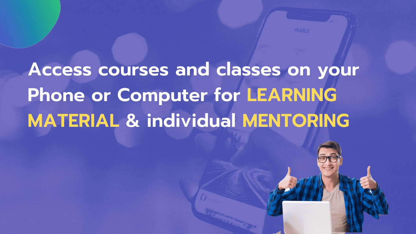 Learn thru Phone & Computer