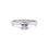 Thumbnail: 14kt White Gold 0.60ct Oval Cut Diamond Solitaire Ring