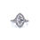 Thumbnail: 14kt White Gold Ladies 1.52ct Marquise Diamond Halo Ring