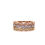 Thumbnail: 14kt White Gold Ladies Vintage Style Diamond Band