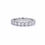 Thumbnail: 14kt White Gold Ladies Round Diamond Band
