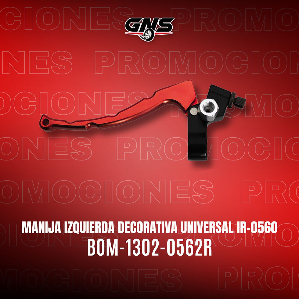 Manija izquierda roja