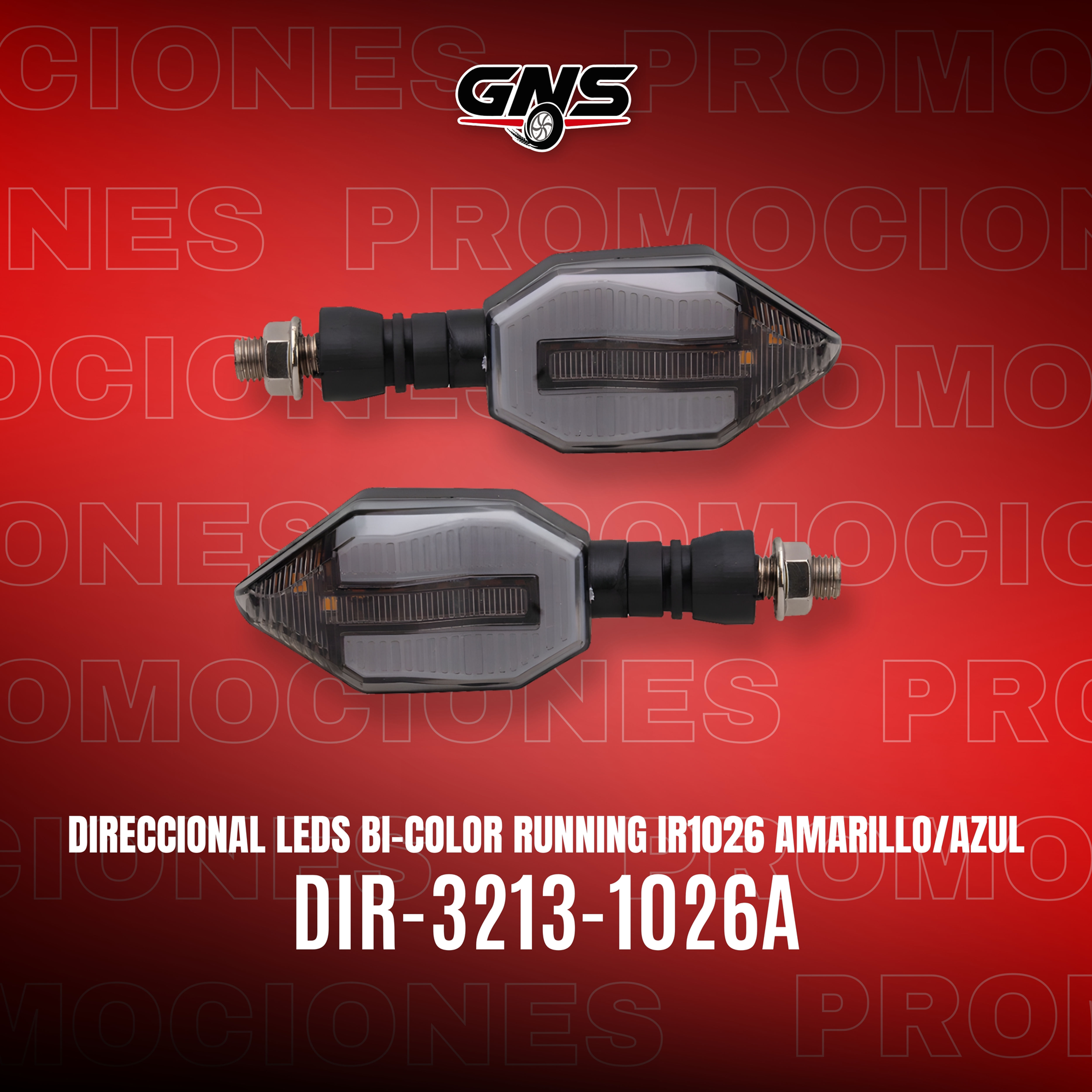 Direccionales leds bi color rinning