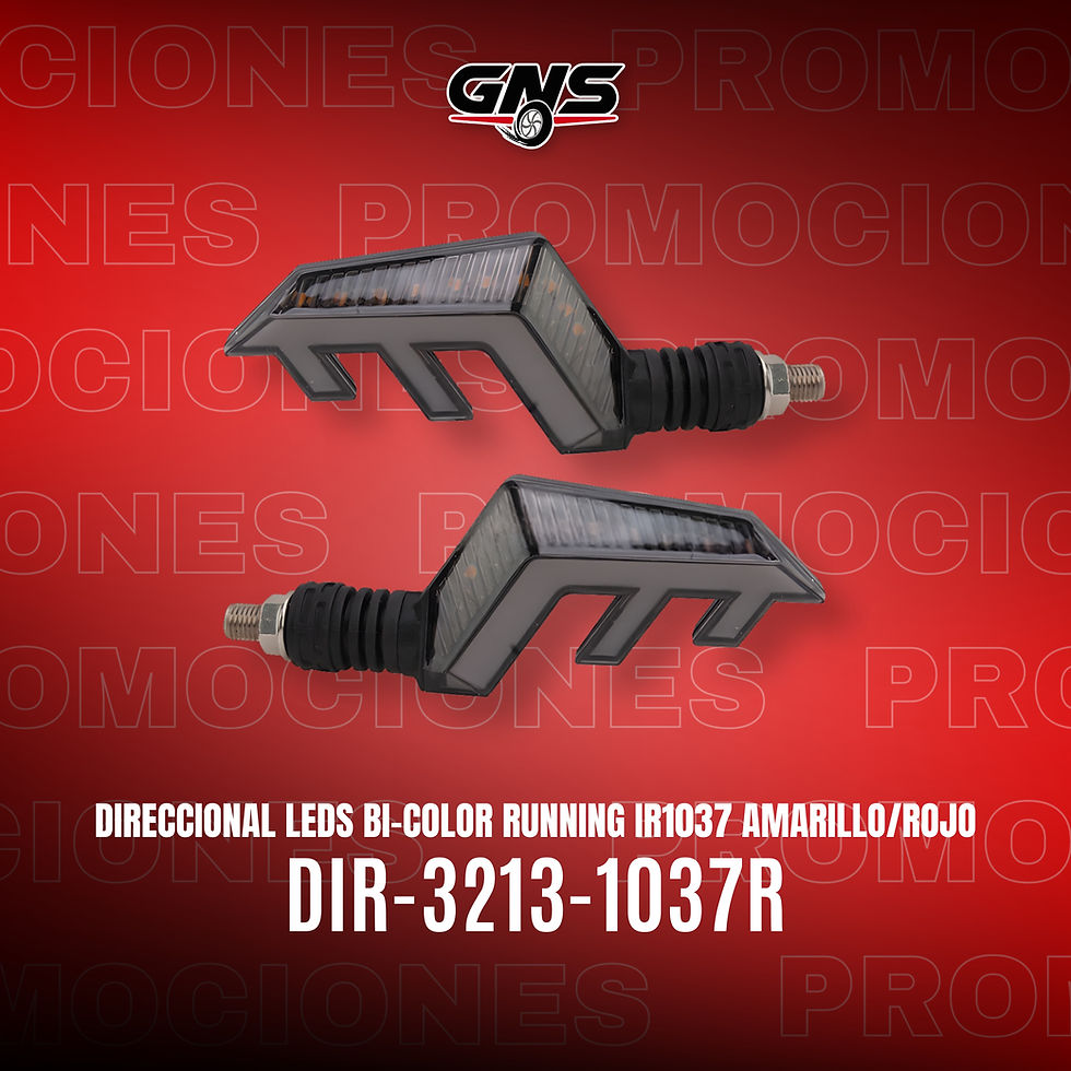 Direccionales leds bi color running