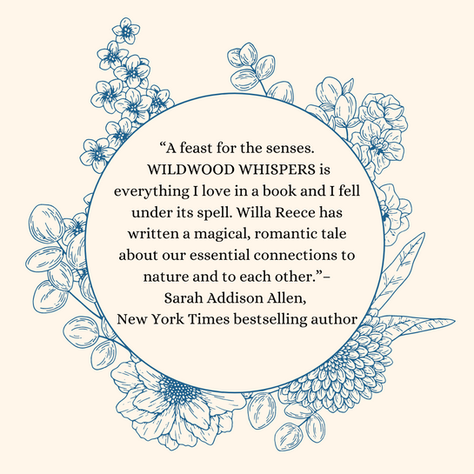 Many thanks to Sarah Addison Allen for reading✨