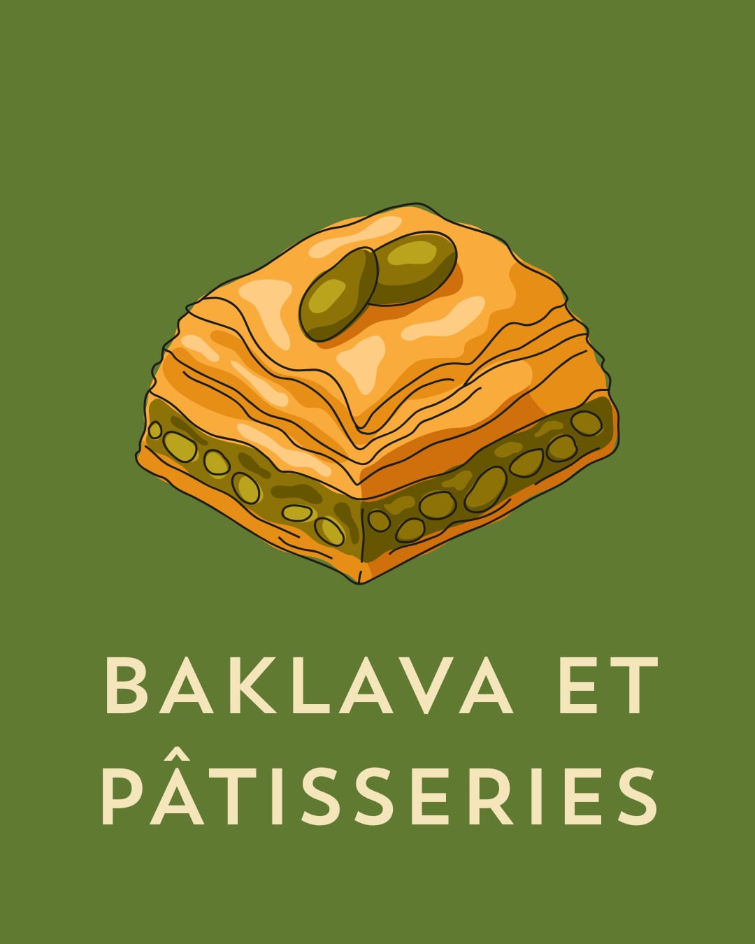 Baklava et pâtisseries marocaines - La Rose des Sables