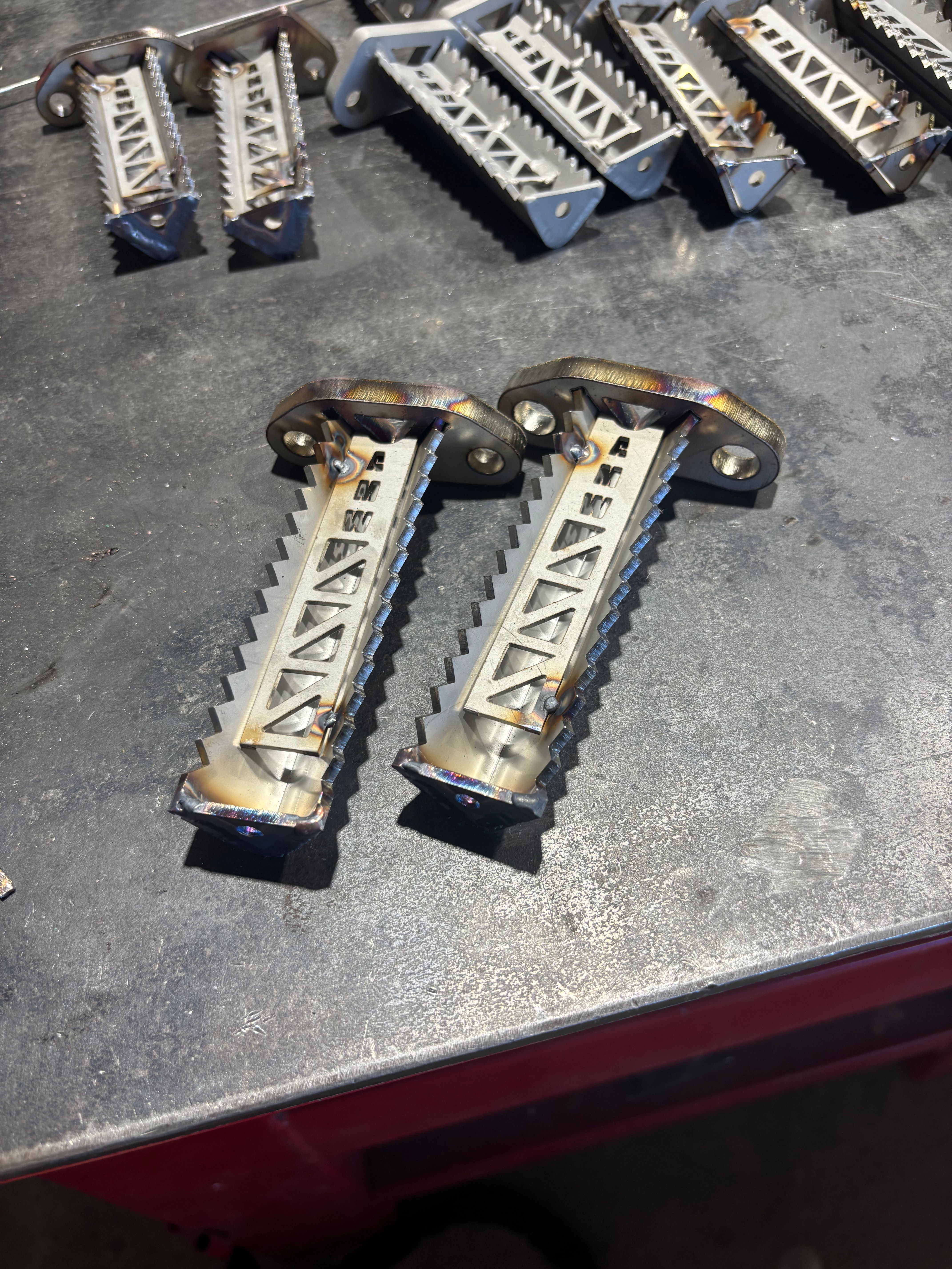 Yamaha YFZ450r (Fuel Injected) Stainless Steel Foot Pegs