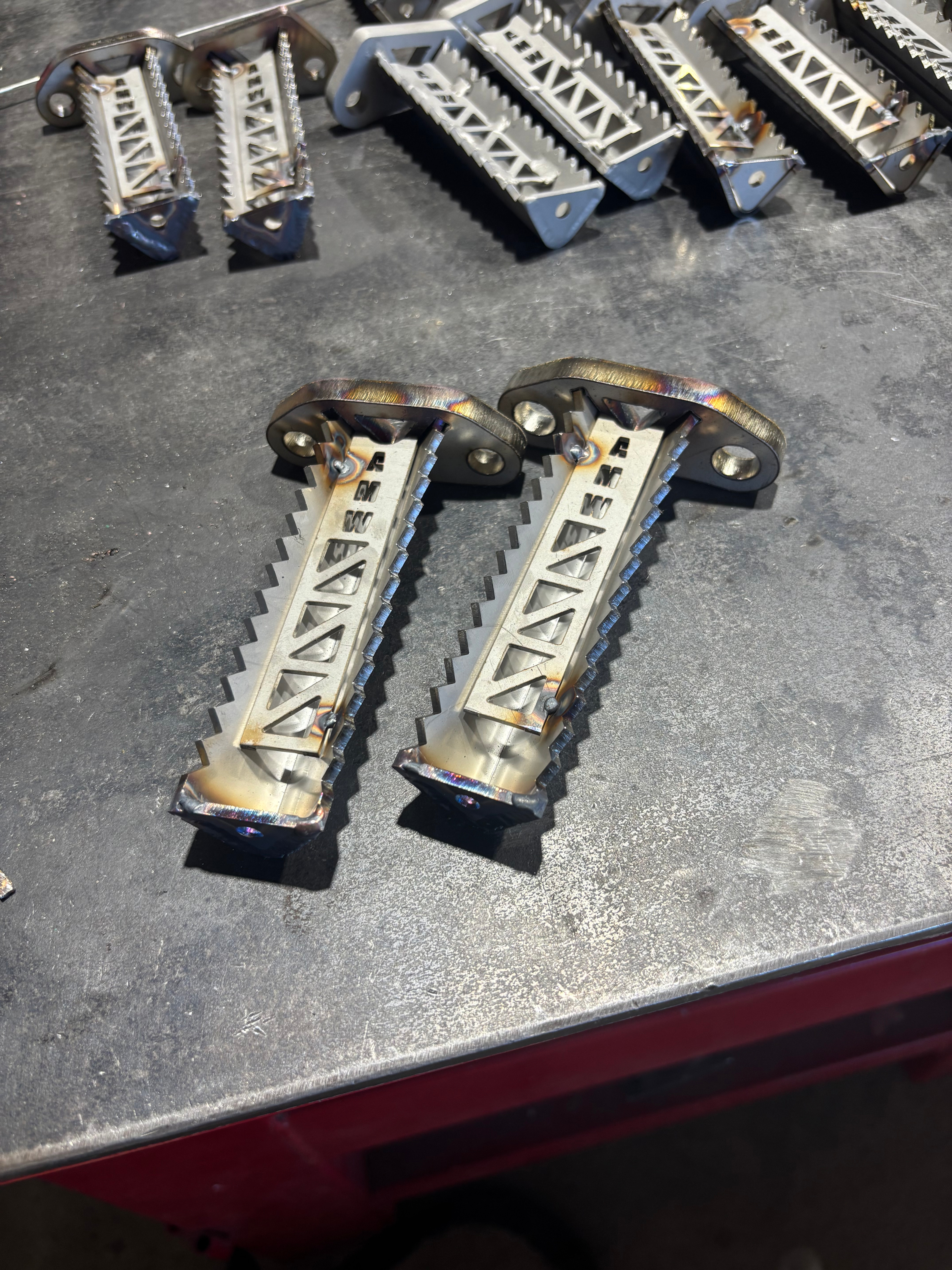 Yamaha YFZ450r (Fuel Injected) Stainless Steel Foot Pegs