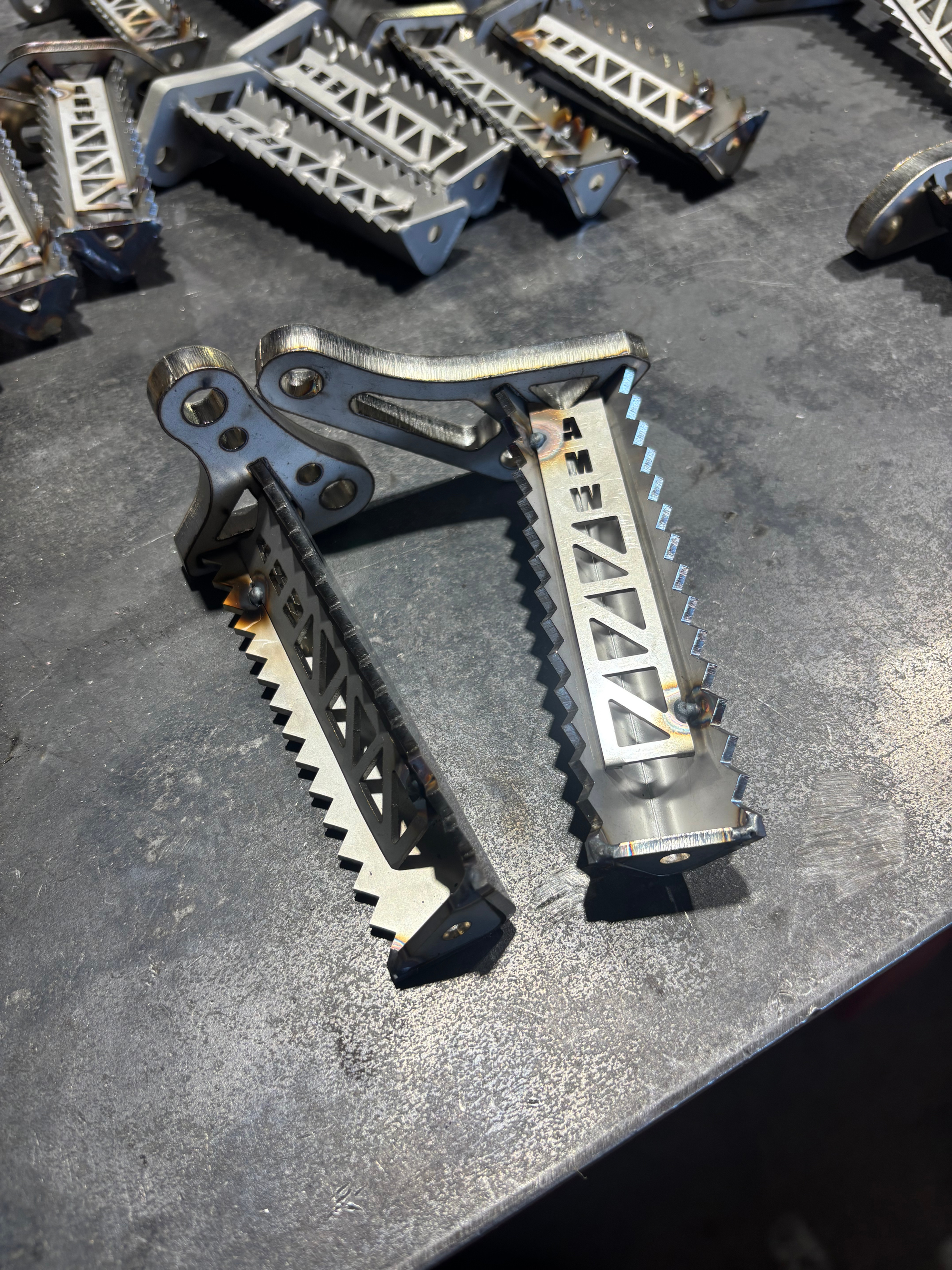 Yamaha Raptor 700 Lightweight Stainless Steel Foot Pegs