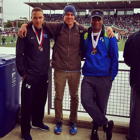 So proud of these young men! Great work at the state meet this week. 3 events for Jason an