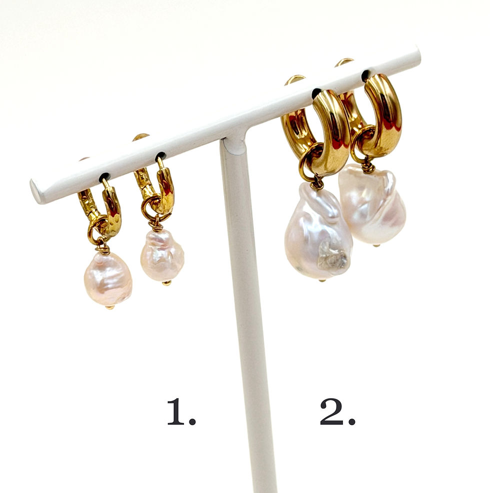 Thumbnail: Barok pearl - oorbel