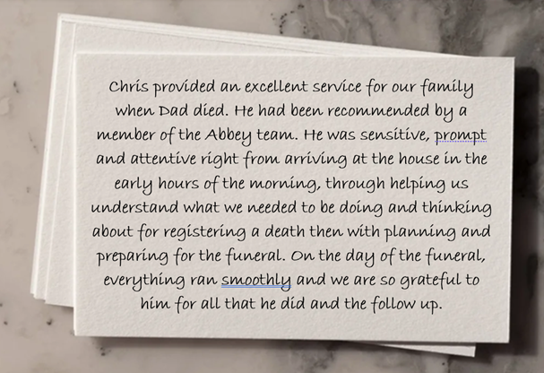Review for Brooks Independent Funeral Directors, Malmesbury