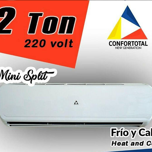 MINI SPLIT CONFORTOTAL 2 TON 220V COOLING AND HEATING | Ku0026A A/C SUPPLY