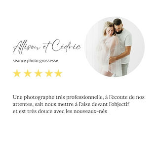 témoignage client pour une séance photo grossesse à epieds en beauce