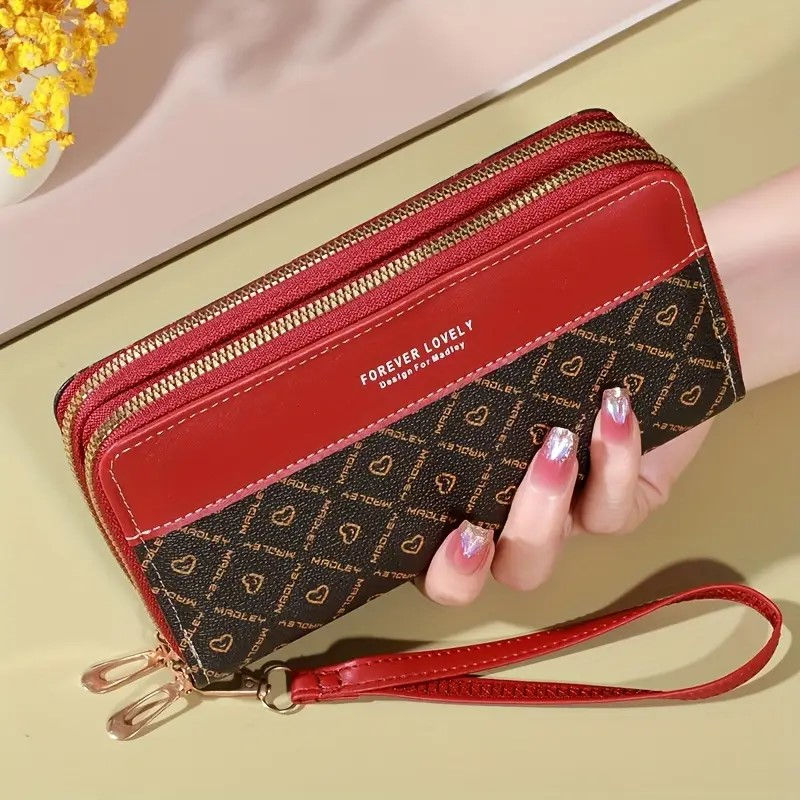 Thumbnail: Large Capacity Zippered Wallet