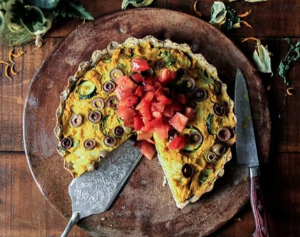 Cheese and Vegetable Quiche
