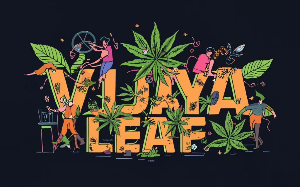 Vijaya Leaf in the center
