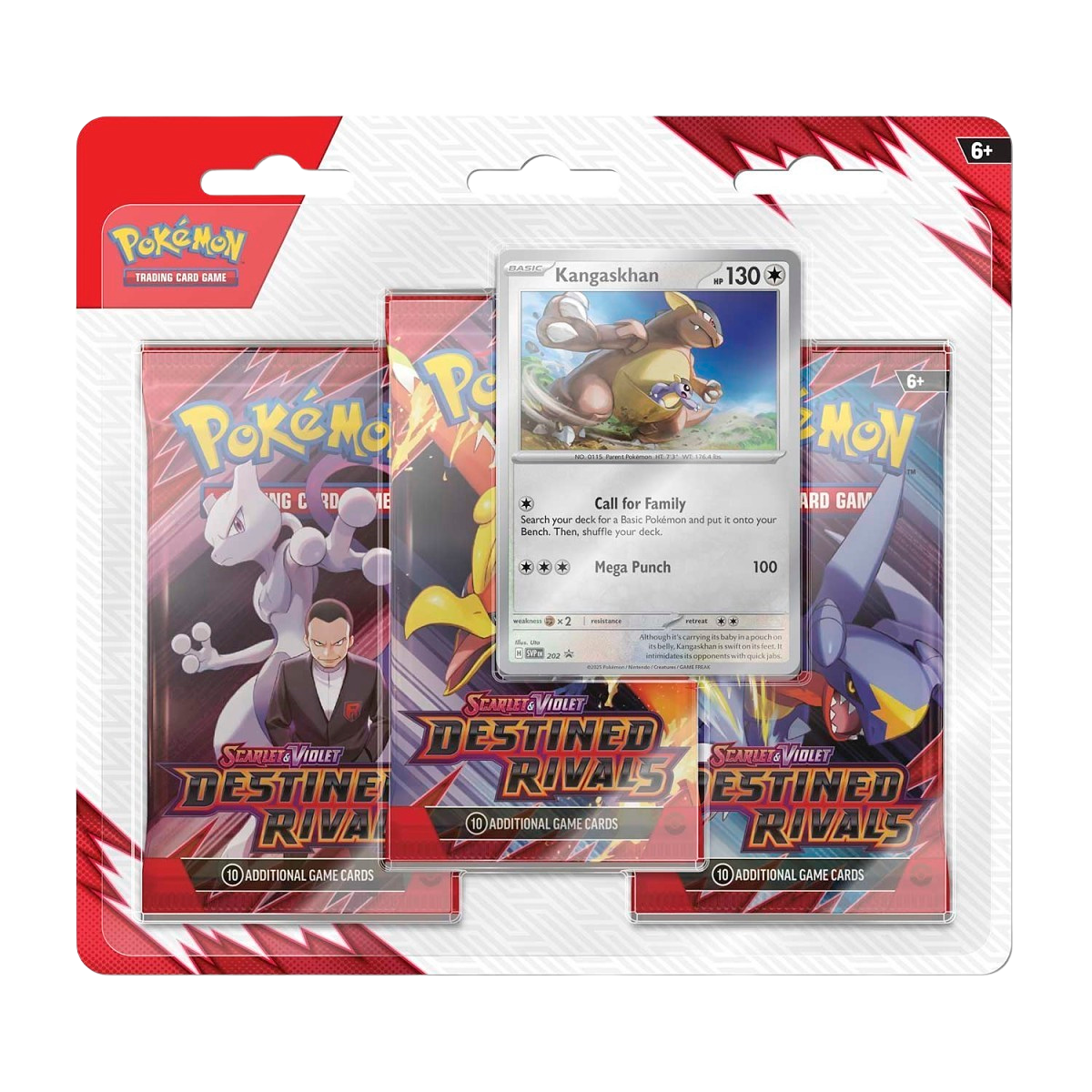 Destined Rivals Kangaskhan 3 Pack Blister