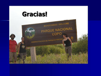 Ornithological trip to the National Park Copo, Santiago del Estero. Sep 2015