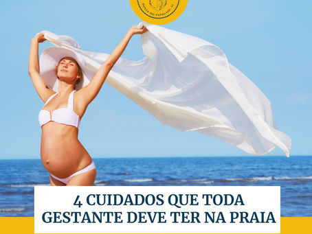 Grávidas na praia: dicas para todas as futuras mamães
