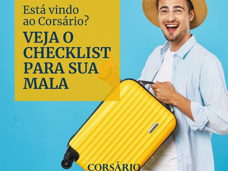 Checklist perfeito para a sua mala de viagem