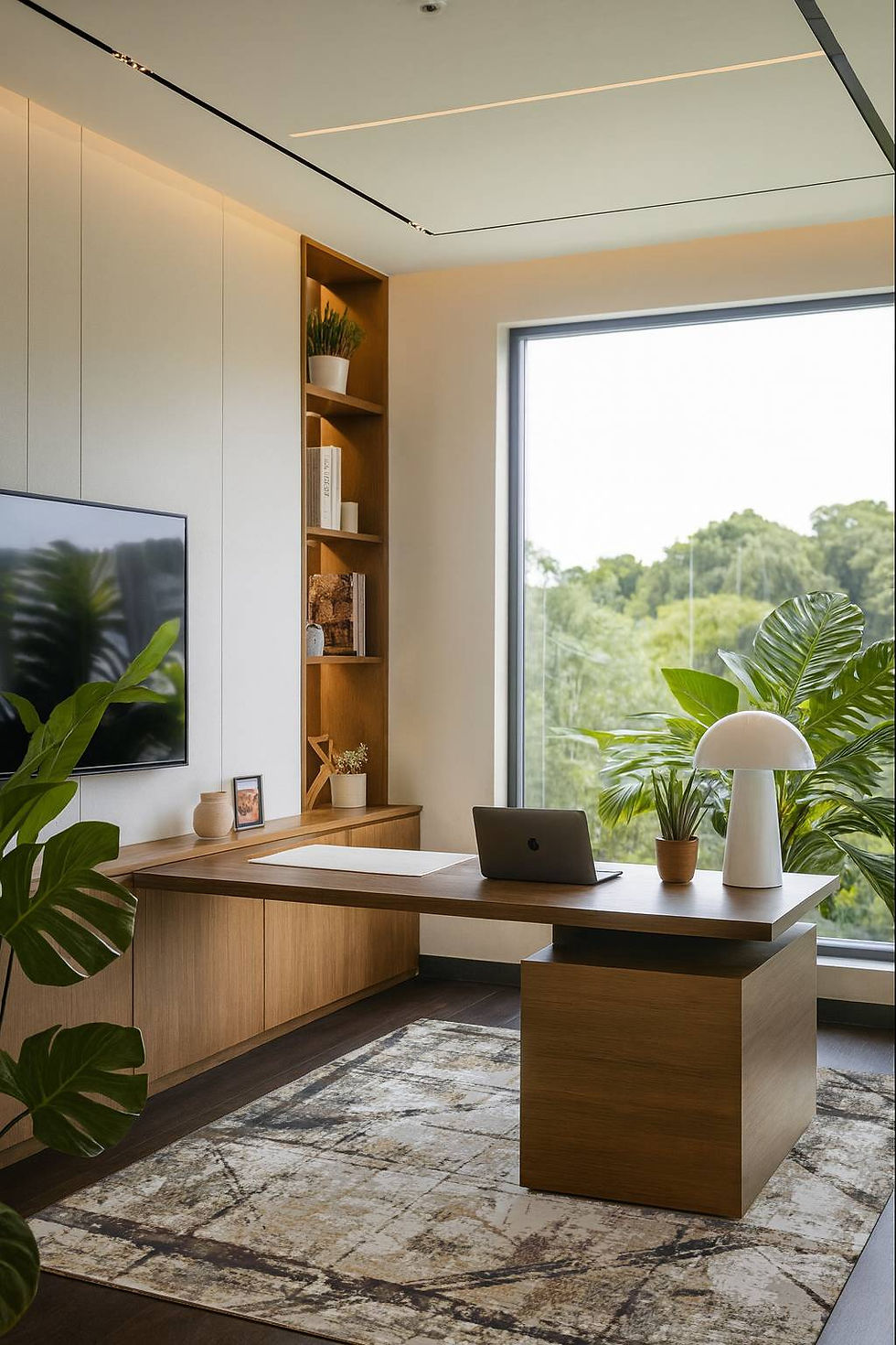 Thumbnail: Golden Grid Rug