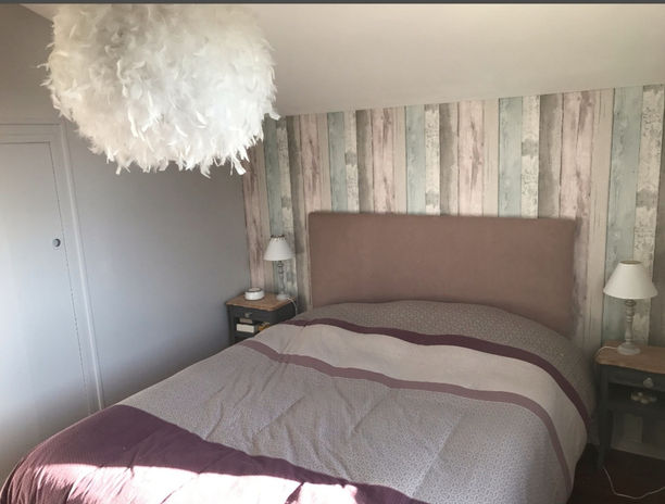 Photo Avant de la chambre ethnique chic