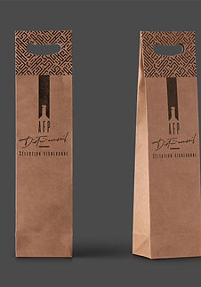 Packaging personnalisation de bouteille et son support
