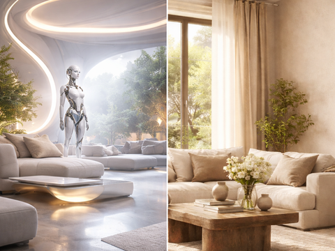 L'IA versus architecte d'intérieur