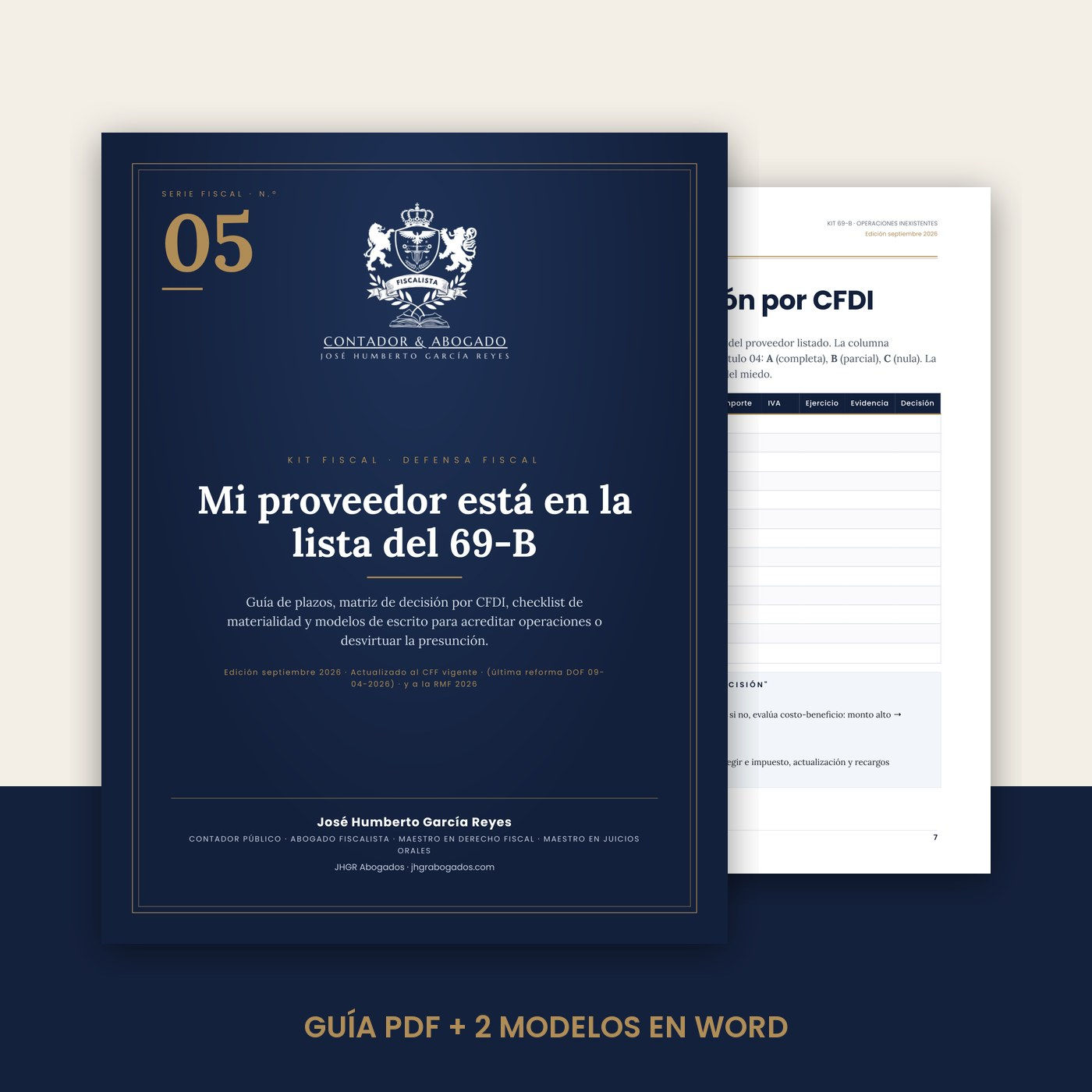 Guía 05: Mi proveedor está en la lista del 69-B