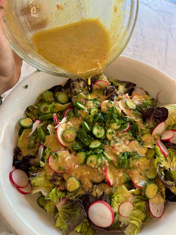 Champagne Dijon Shallot Vinaigrette