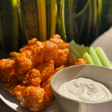 Buffalo Cauliflower Bites