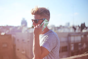 Guy Holding a Phone