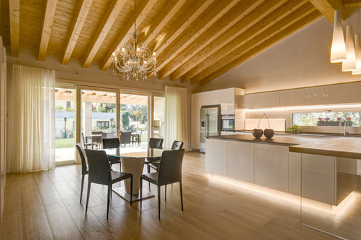 serramenti in legno da 92 mm laccati