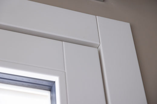 finestra in legno da 92 mm con ferramenta a scomparsa