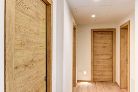 porte coordinate al pavimento, porte in legno di rovere, porte interno muro, porte in legno interno muro, tondin gazzo