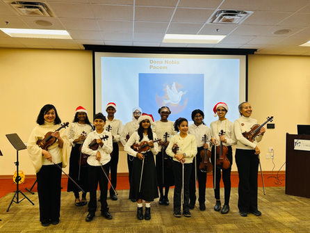 Violin Serenade Group Concert at Sharon Forks Library