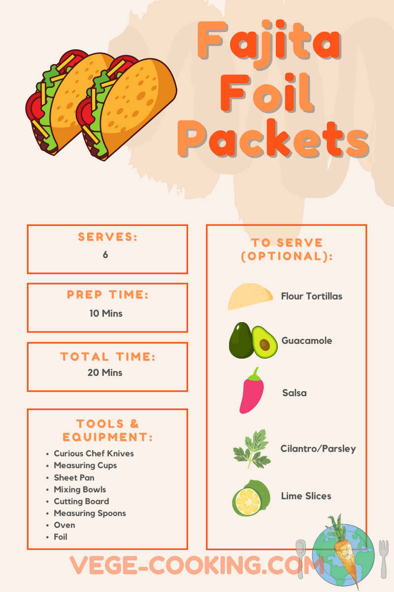 Fajita Foil Packets