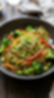 Garlic Sesame Edamame Noodles