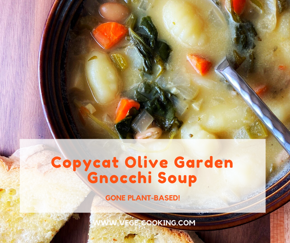 Copycat Olive Garden Gnocchi Soup! - Vege Cooking